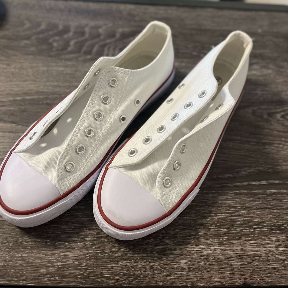 White sneakers